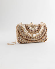 Chico's Sale - Shell Embellished Clutch