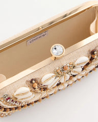 Chico's Sale - Shell Embellished Clutch