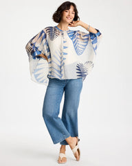 Chico's On Sale - Palm Frond Short Poncho