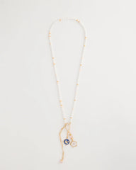 Chico's Outlet - Medallion Pendant Pearl Necklace