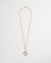 Chico's On Sale - Twice As Nice Aqua Pendant Necklace
