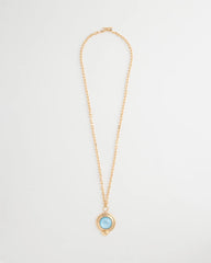 Chico's On Sale - Twice As Nice Aqua Pendant Necklace
