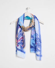 Chico's US - Coral Motif Oblong Scarf