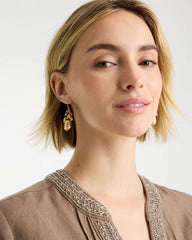 Chico's Outlet - Goldtone Cluster Earrings