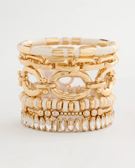 Chico's Sale - White Enamel Hinge Bangle