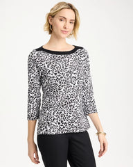 Chico's US - Fauna Pima 3/4 Sleeve Tee