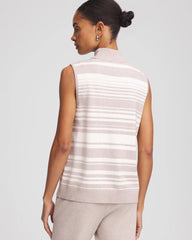 Chico's Outlet - Zenergy® Luxe Cashmere-Blend Cap-sleeve Top
