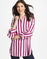 Chico's Discount - No Iron™ Stretch Striped Shirt