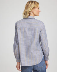 Chico's Online - Chambray Striped Soft Popover