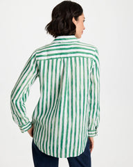 Chico's Discount - No Iron™ Striped Linen Tunic