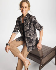 Chico's For Sale - No Iron™ Stretch Ginkgo Glory Shirt