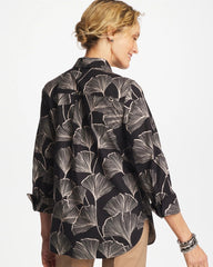 Chico's For Sale - No Iron™ Stretch Ginkgo Glory Shirt