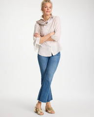 Chico's / No Iron™ Striped Linen Shirt