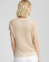 Chico's Outlet - Embroidered Pointelle Pull-Over