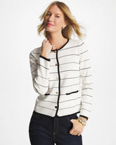 Chico's US - Contrast Tipped Sweater Blazer