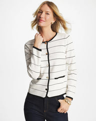 Chico's US - Contrast Tipped Sweater Blazer