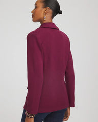 Chico's Single-Breasted Sweater Blazer