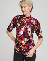 Chico's Outlet - Ella Mockneck Painterly Pullover Sweater