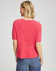 Chico's / Pullover Peplum Sweater