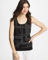 Chico's Sale - Ella Graphic Scoopneck Tank
