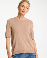 Chico's Online - Ella Crewneck Pointelle Pullover Sweater