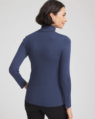 Chico's Sale - Ella Button Cuff Turtleneck Sweater