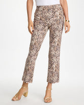 Chico's On Sale - Brigitte™ Animal Print Crop Flare Pants