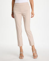 Chico's / Brigitte™ Slim Twill Stripe Neutral Crop