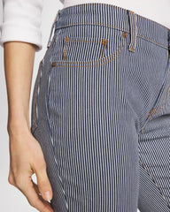 Chico's US - Pinnacle Stripe Girlfriend Ankle Jeans