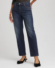 Chico's Online - Girlfriend Straight Ankle Jeans