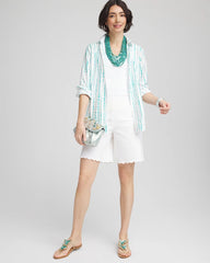 Chico's Discount - Brigitte™ Pull-On Scallop-Hem Shorts