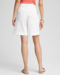 Chico's Sale - Sateen Tab-Front A-line Shorts