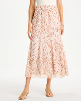 Chico's For Sale - Cheetah Pull-On Godet Skirt