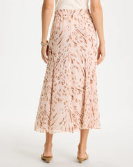 Chico's For Sale - Cheetah Pull-On Godet Skirt