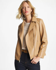Chico's US - Faux Leather Moto Jacket