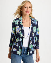 Chico's Discount - Printed Slub Knit Blazer