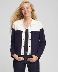 Chico's Online - Colorblock Cardigan Jacket
