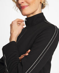 Chico's For Sale - Zenergy® Double-Knit Pick Stitch Jacket