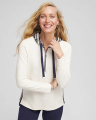 Chico's On Sale - Zenergy® Double-Knit Stripe Hood Tunic