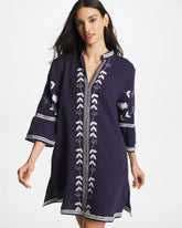 Chico's Online - Woven Embroidered Swim Cover-Up
