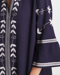 Chico's Online - Woven Embroidered Swim Cover-Up