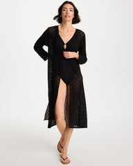 Chico's / Long Knit Swim Cover-Up