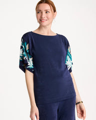 Chico's For Sale - Travelers™ Printed Kimono Sleeve Top