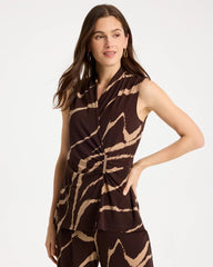 Chico's Online - Travelers™ Zebra Knit Wrap Top
