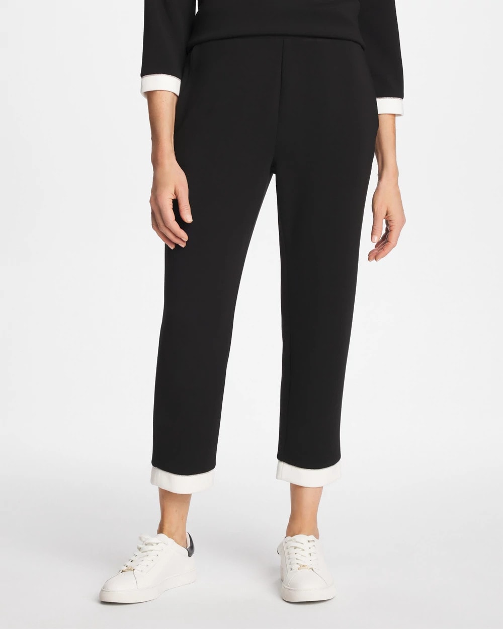 Chico's Outlet - Zenergy® Soft Caviar Bead Contrast Pants