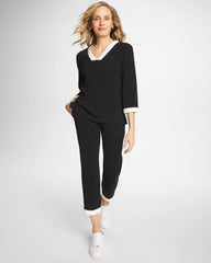 Chico's Outlet - Zenergy® Soft Caviar Bead Contrast Pants