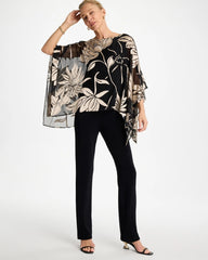 Chico's For Sale - Travelers™ Burnout Floral Chiffon Top