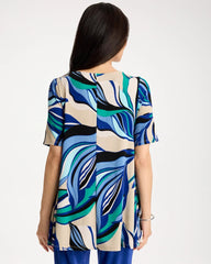 Chico's Discount - Travelers™ Marble Flora Swing Tunic