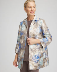 Chico's For Sale - Travelers™ Collection Watercolor Jacquard Jacket