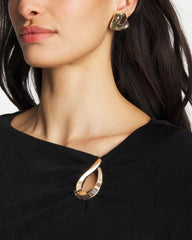 Chico's Online - Travelers™ Hardware 3/4 Sleeve Tunic